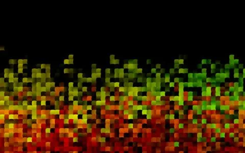 Dark Multicolor, Rainbow vector template with crystals, rectangles. Stock Illustration