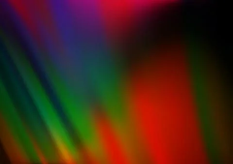 Dark Multicolor, Rainbow vector template with bubble shapes. 스톡 일러스트