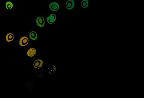 Dark Multicolor, Rainbow vector template with circles. 스톡 일러스트