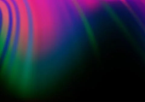 Dark Multicolor, Rainbow vector template with bubble shapes. 스톡 일러스트