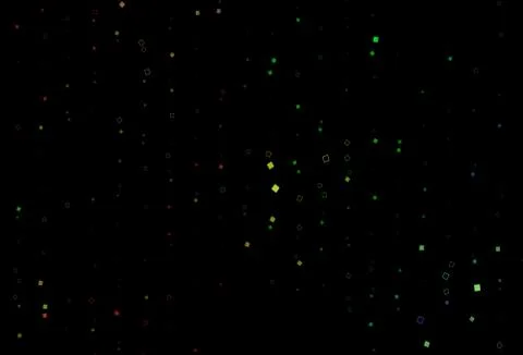 Dark Multicolor, Rainbow vector texture with rectangular style. Illustrazione stock