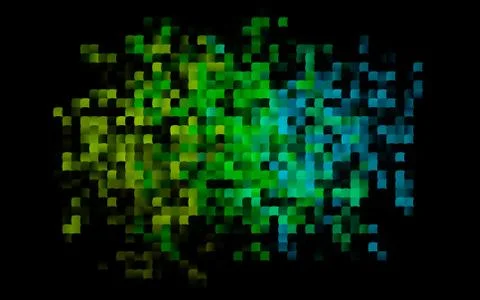 Dark Multicolor, Rainbow vector texture in rectangular style. Stock Illustration