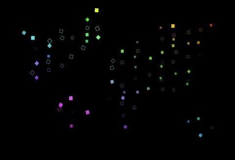 Dark Multicolor, Rainbow vector texture with rectangular style. Stockillustratie