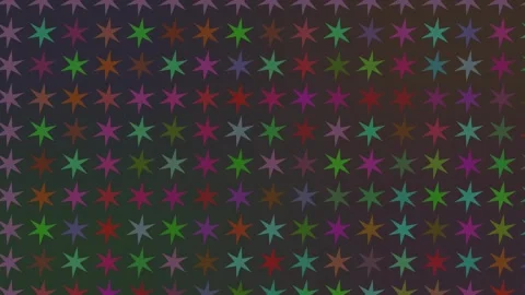 Dark Multicolor Star Grid Animated Background Stock Footage 340131639