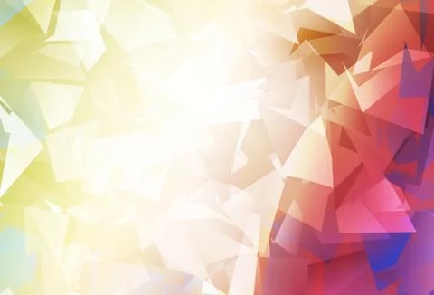 Dark Multicolor vector abstract polygonal pattern. Illustrazione stock