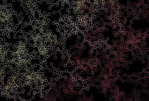 Dark Multicolor vector backdrop with artificial intelligence data. イラスト素材