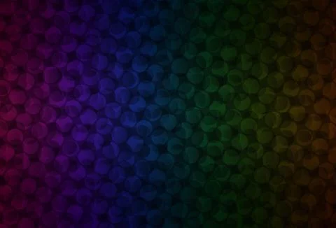 Dark Multicolor vector backdrop with dots. Stock Illustration