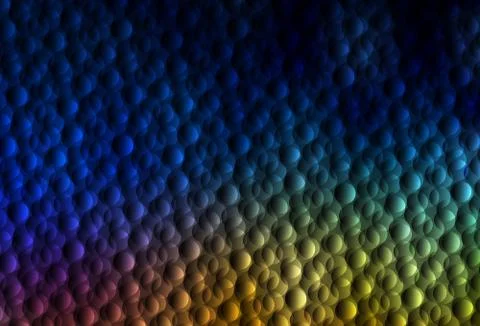 Dark Multicolor vector backdrop with dots. Illustrazione stock
