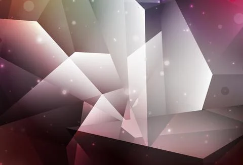 Dark Multicolor vector backdrop with lines, triangles. Illustrazione stock