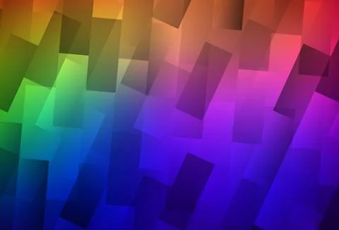 Dark Multicolor vector backdrop with rhombus. Illustrazione stock