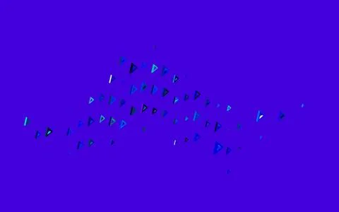 Dark Multicolor vector background with polygonal style. Stock Illustration