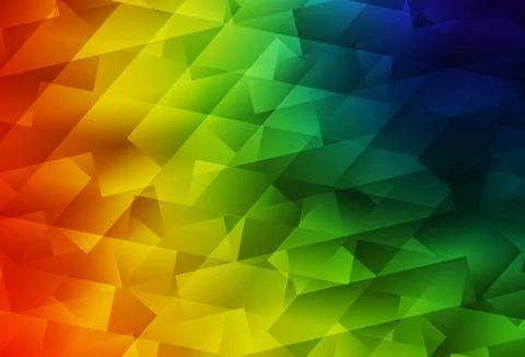 Dark Multicolor vector background with rectangles. Stock Illustration