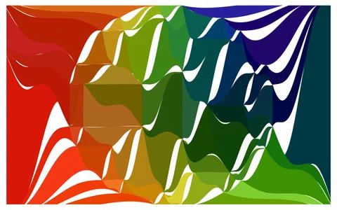 Dark Multicolor vector Beautiful background with a large diamond. Stock Illustration