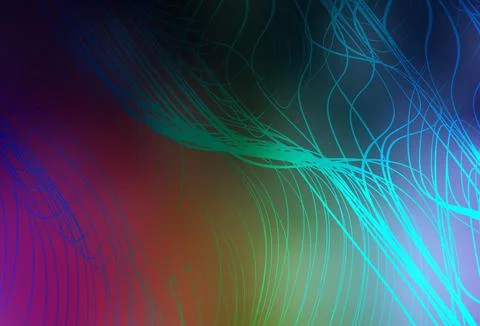 Dark Multicolor vector blurred bright pattern. Illustrazione stock