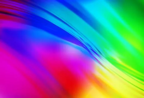 Dark Multicolor vector glossy abstract layout. Stock Illustration