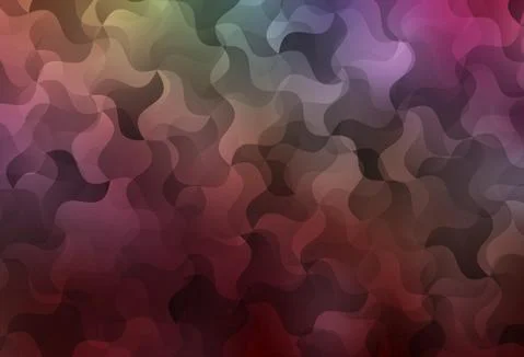 Dark Multicolor vector gradient triangles pattern. 스톡 일러스트