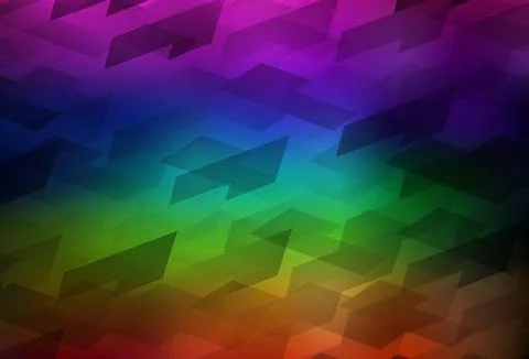 Dark Multicolor vector layout with lines, rectangles. Illustrazione stock