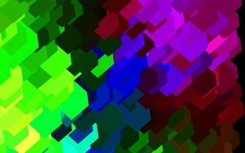 Dark Multicolor vector layout with lines, rectangles. 스톡 일러스트
