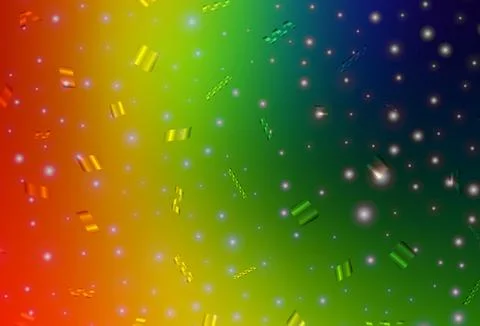 Dark Multicolor vector layout in New Year style. Stock Illustration