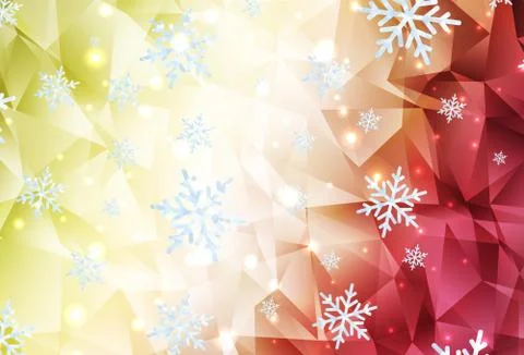 Dark Multicolor vector pattern with christmas snowflakes, stars. 库存插图