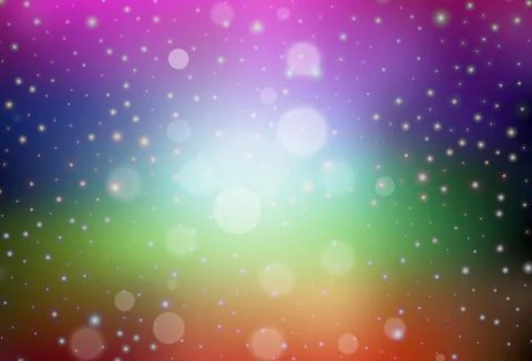 Dark Multicolor vector pattern in Christmas style. Stock Illustration