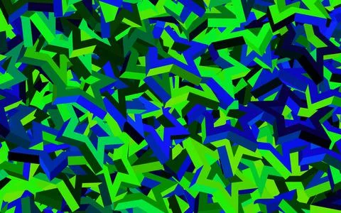 Dark Multicolor vector pattern with christmas stars. Stock Illustration