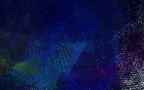 Dark Multicolor vector pattern with lines. イラスト素材