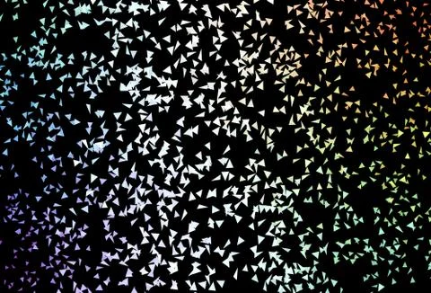 Dark Multicolor vector pattern with polygonal style. Stock Illustration