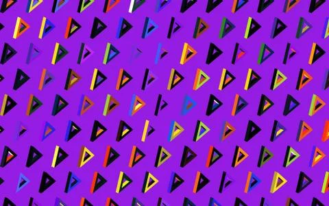 Dark Multicolor vector pattern with polygonal style. 스톡 일러스트