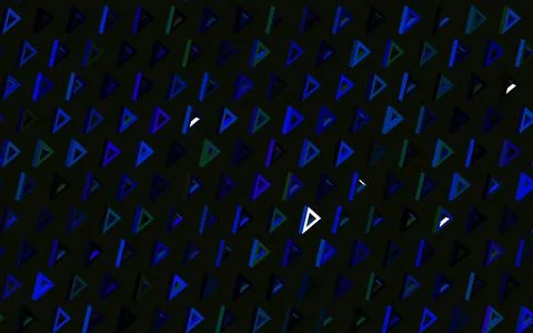 Dark Multicolor vector pattern with polygonal style. 스톡 일러스트