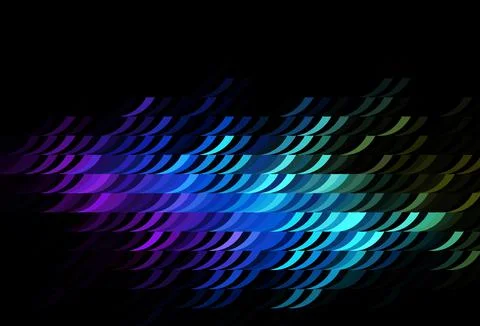 Dark Multicolor vector pattern with random forms. Illustrazione stock