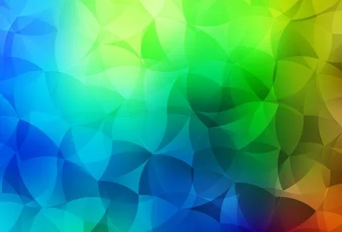 Dark Multicolor vector pattern with random forms. Illustrazione stock