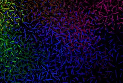 Dark Multicolor vector pattern with sharp lines. 库存插图