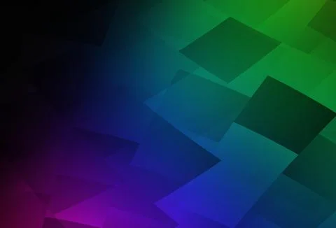 Dark Multicolor vector pattern in square style. イラスト素材