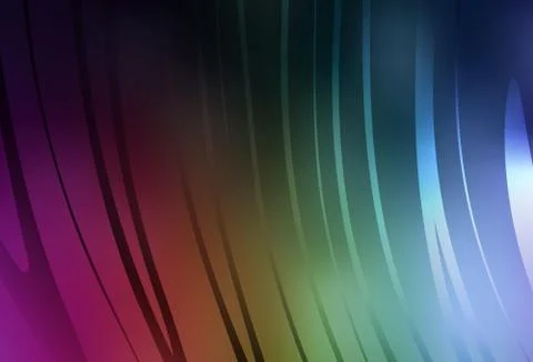 Dark Multicolor vector pattern with wry lines. Stock Illustration