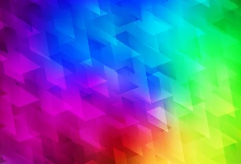 Dark Multicolor vector template with rhombus. Stock Illustration