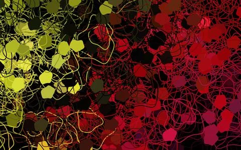 Dark Multicolor vector texture with abstract forms. Stock Illustration