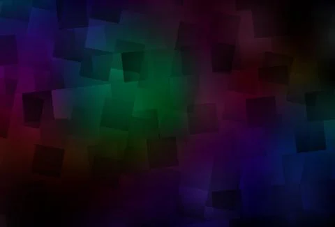 Dark Multicolor vector texture in rectangular style. Illustrazione stock