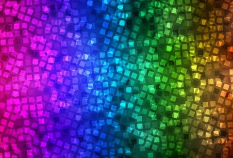 Dark Multicolor vector texture in rectangular style. Stock Illustration