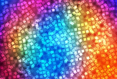 Dark Multicolor vector texture in rectangular style. Stock Illustration