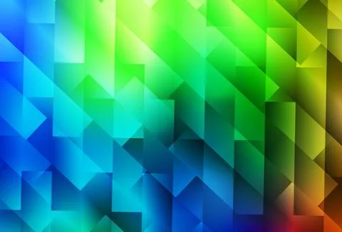 Dark Multicolor vector texture in rectangular style. Stock Illustration