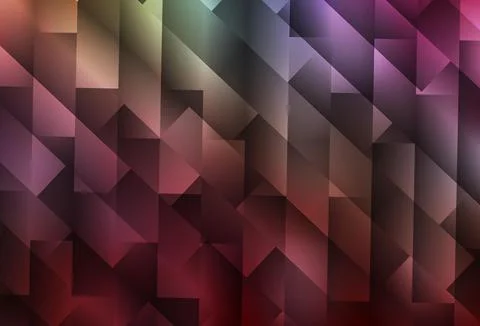 Dark Multicolor vector texture in rectangular style. イラスト素材
