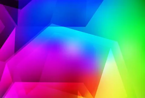 Dark Multicolor vector triangle mosaic texture. 스톡 일러스트