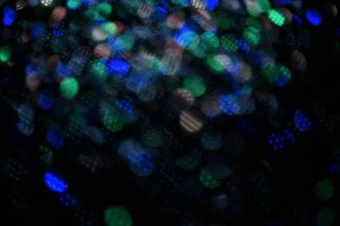 Dark multicolored bokeh. Stock Photos