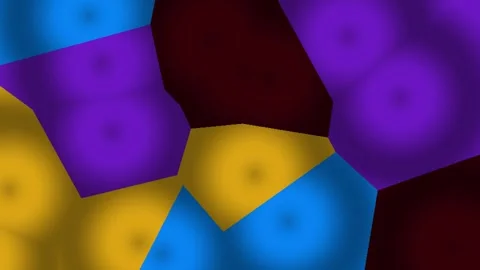 Dark multicolored poly voronoi Stock Footage 341721300