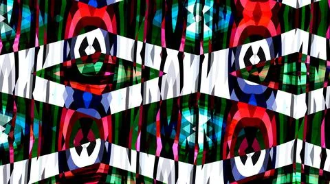 Dark Mysterious Alien Structure Abstract Pattern Stockillustratie