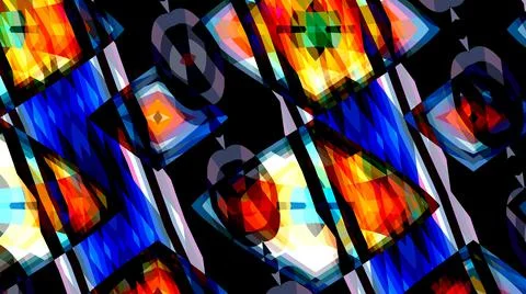 Dark Mysterious Alien Structure Abstract Pattern 스톡 일러스트