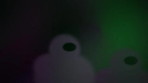 Dark mysterious eyes glowing in shadows. Stock Footage 337457907