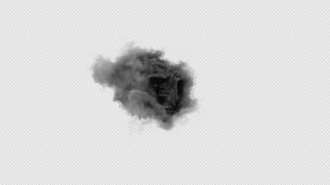 Dark Mystic Smoke Animation on Black Background 스톡 동영상 340265744