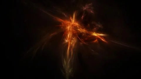 Dark mystical deep space Stock Illustration